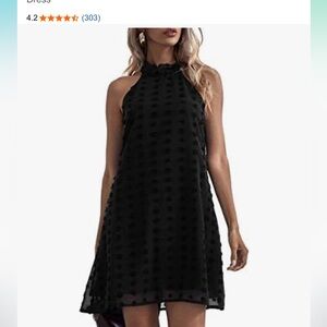 Chic Black Halter Dress